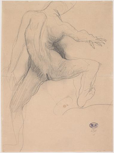 NU DE DOS, BRAS ET JAMBES ECARTES_0