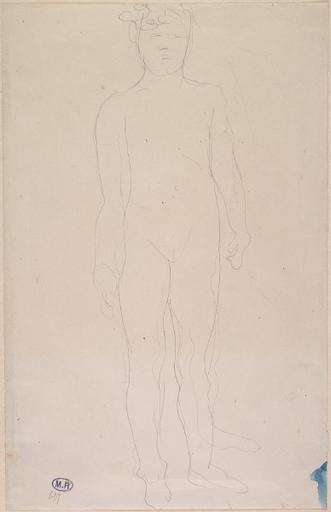 PETITE FILLE NUE DEBOUT, DE FACE D'APRES JEANNE SIMPSON? (1897 1981) , FILLE DE KATE SIMPSON?_0