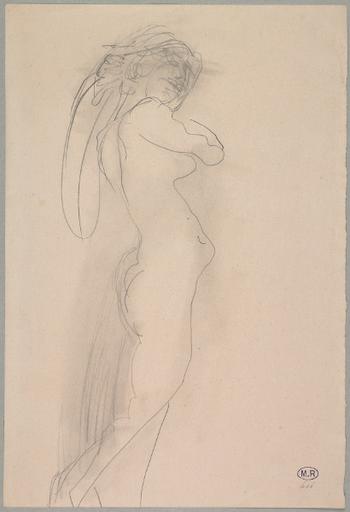 FEMME NUE DE PROFIL A DROITE_0