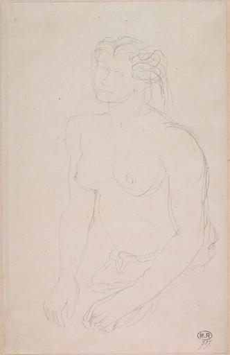 TORSE DE FEMME NUE ASSISE_0