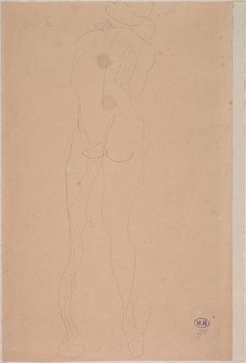 FEMME NUE DEBOUT, DE DOS_0