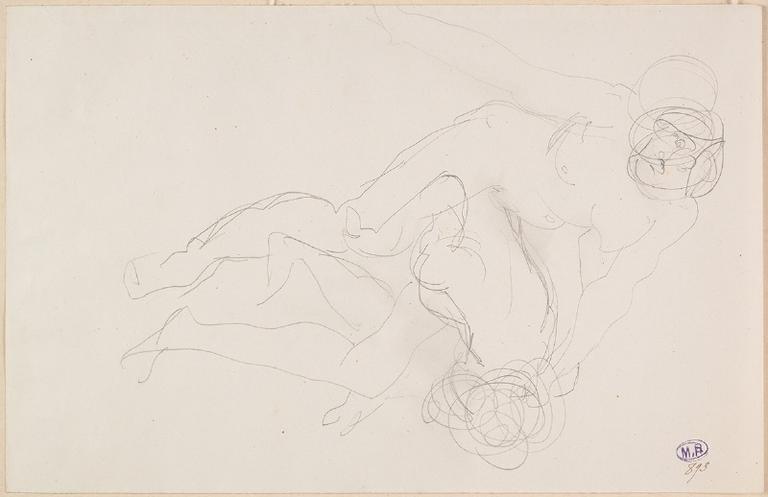 COUPLE SAPHIQUE : FEMME NUE ASSISE ENTRE LES JAMBES D'UNE AUTRE FEMME NUE ASSISE_0