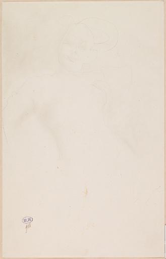 BUSTE DE FEMME NUE DE FACE_0
