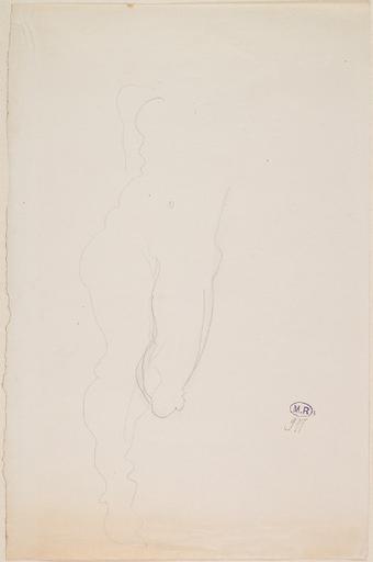 TORSE ET JAMBES DE FEMME ; LA PARTIE DROITE DU CORPS N'EST PAS VISIBLE_0
