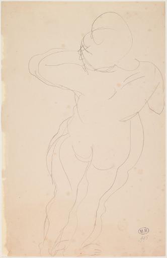 FEMME NUE DEBOUT, DE DOS_0