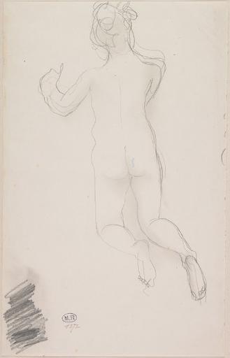 PETITE FILLE NUE AGENOUILLEE DE DOS, D'APRES JEANNE SIMPSON, ? (1897-1981) FILLE DE KATE SIMPSON_0