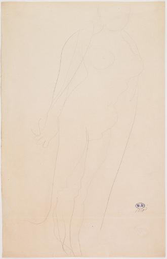 FEMME DEBOUT VERS LA DROITE, VETEMENT OUVERT_0