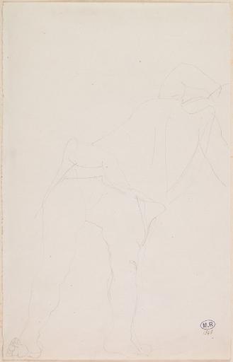 FEMME NUE ALLONGEE DE FACE, DEMI NUE_0