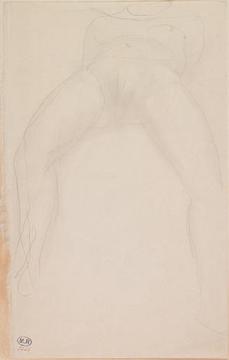 FEMME NUE ALLONGEE, DE FACE, JAMBES ECARTEES_0