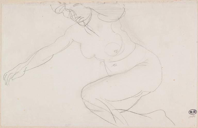 FEMME NUE COURANT VERS LA GAUCHE_0