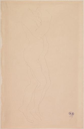 FEMME NUE DEBOUT, DE PROFIL VERS LA DROITE_0