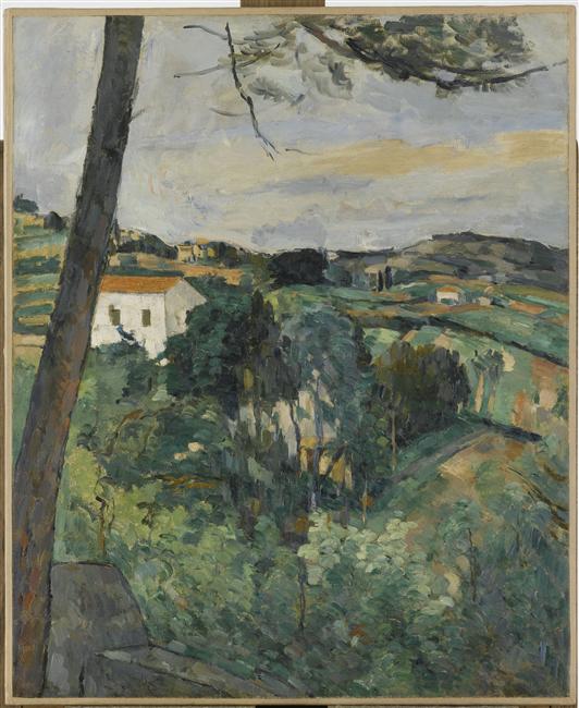 Paysage au toit rouge ; Dit aussi le pin à l'estaque_0