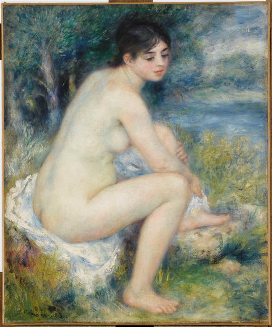 Femme nue dans un paysage_0