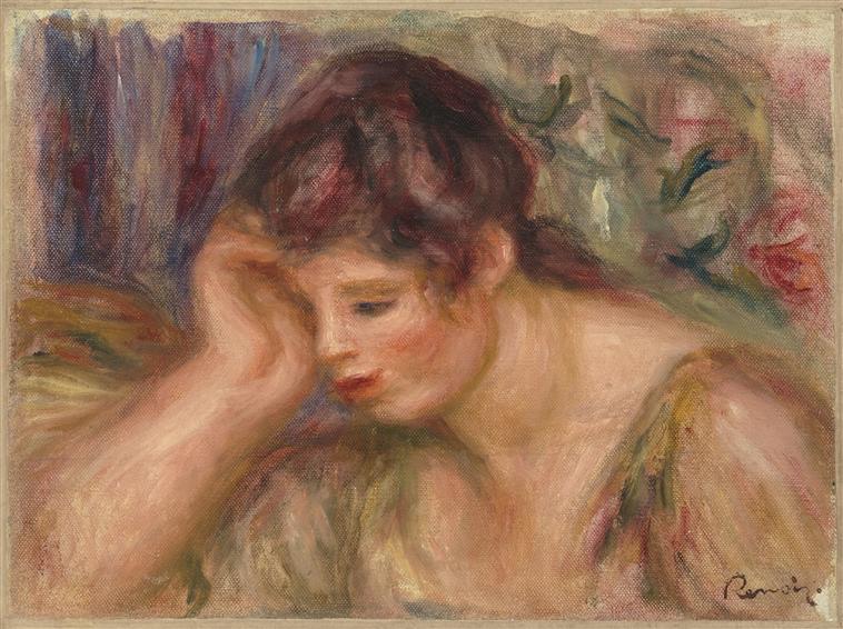 Femme accoudée_0