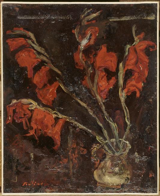 Glaïeuls, Chaïm Soutine, 1918 vers,1919 ou