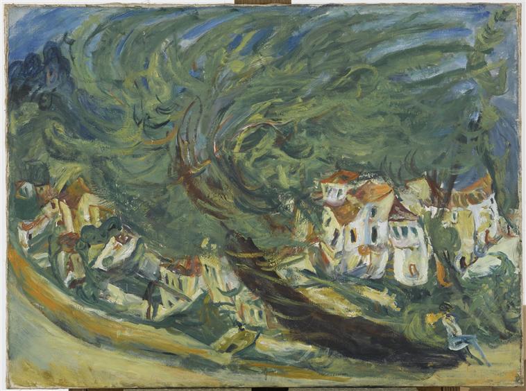 Arbre couché, Chaïm Soutine, 1ère moitié 20e siècle