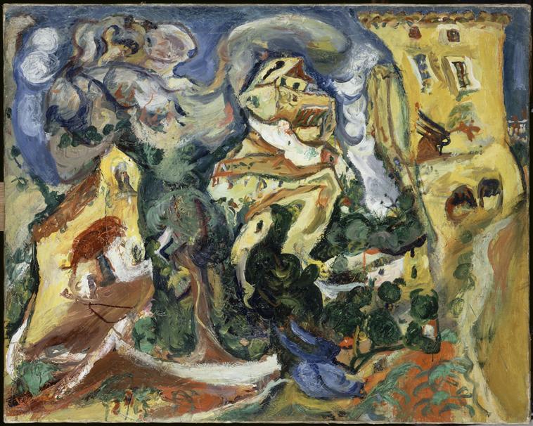 Le village, Chaïm Soutine, 1923 après