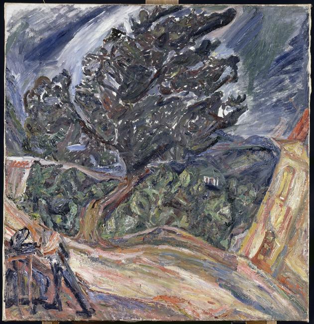 Le gros arbre bleu, Chaïm Soutine, 1930 après