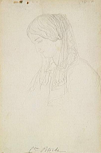 PORTRAIT DE LA COMTESSE POTOCKA NEE KOMAR, AU VERSO GROUPE DE FIGURES ET ETUDES D'ANIMAUX_0