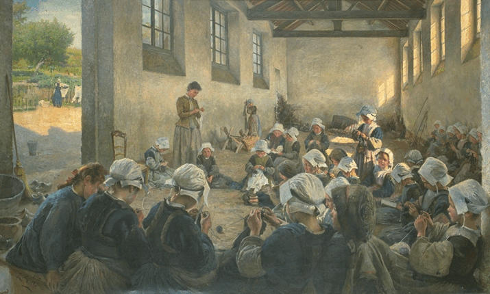 LA CLASSE MANUELLE, ECOLE DE PETITES FILLES (FINISTERE)_0