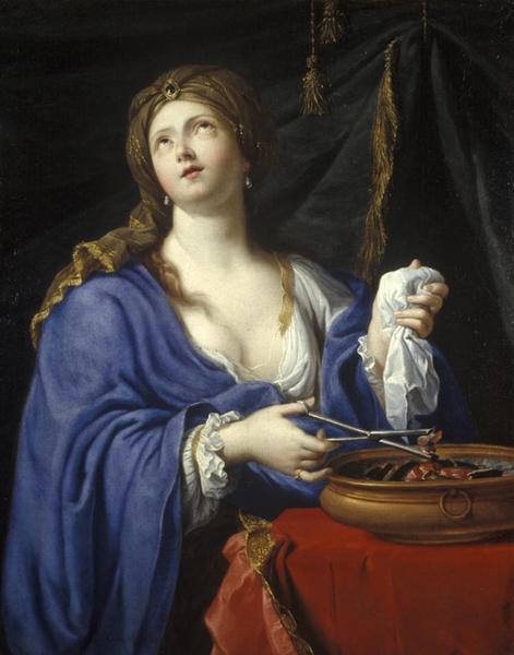 PORCIA, FEMME DE BRUTUS SE DONNANT LA MORT_0