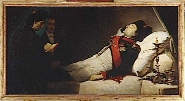 Napoléon Ier sur son lit de mort, une heure avant son  ensevelissement_0