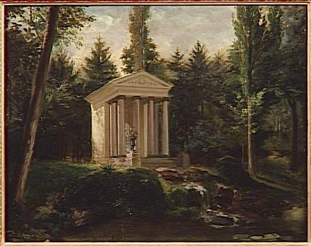 Le Temple de l'Amour dans le parc de Malmaison_0