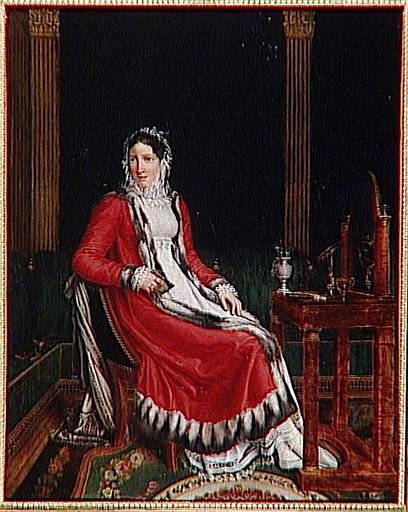 Portrait d'une femme à sa table de toilette, dit l'impératrice Joséphine au château de Navarre_0