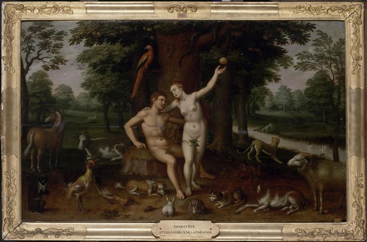 ADAM ET EVE DANS LE PARADIS TERRESTRE_0