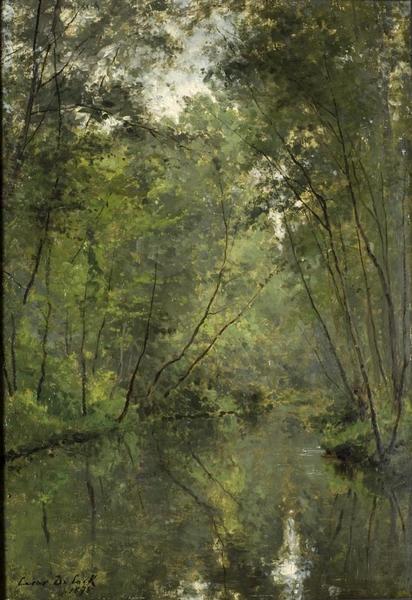 Paysage, César De Cock, 1878