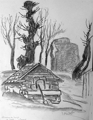 Corseul : ruines du temple de Mars [titre attribué]_0