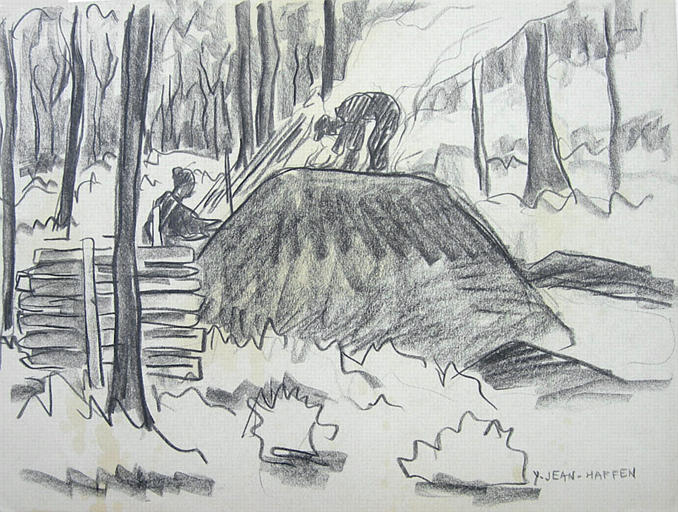 Préparation du charbon de bois [titre attribué]_0