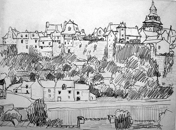 Moncontour : ville fortifiée [titre attribué]_0