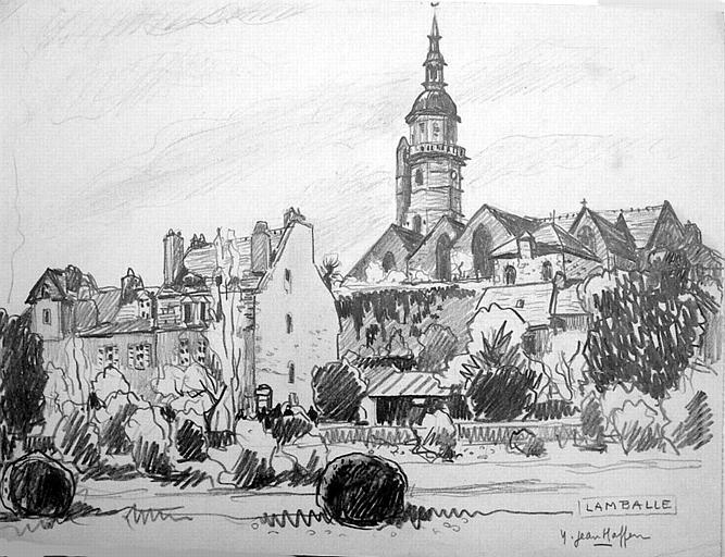Lamballe vu du sud [titre attribué]_0
