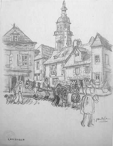 Lamballe, un bourg ancien [titre attribué]_0