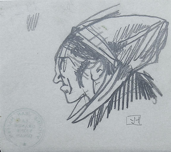 Tête de guingampoise (étude) [titre attribué]_0