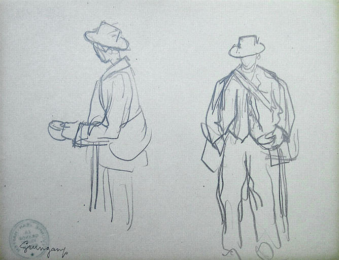 Deux mendiants (étude) [titre attribué]_0