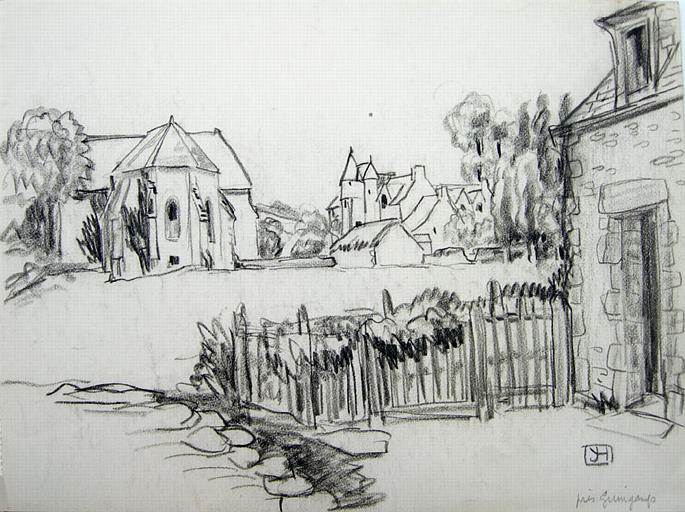 Hameau près de Guingamp [titre attribué]_0
