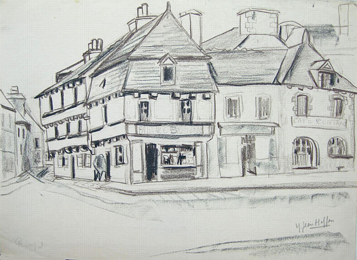 Paimpol : vieilles maisons de bois [titre attribué]_0