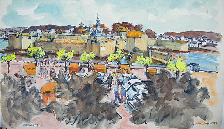 Concarneau : vue générale [titre attribué]_0