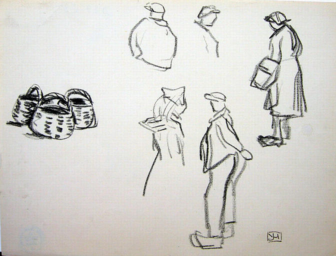 Esquisse aux paniers [titre attribué]_0