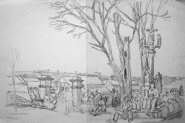 Ste Anne la Palud : autour du calvaire [titre attribué]_0