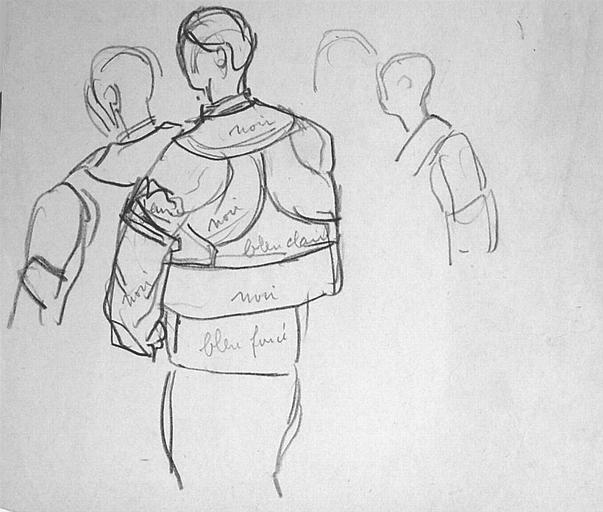 Gilet masculin (étude) [titre attribué]_0