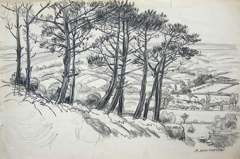 Sur les hauteurs de Locronan [titre attribué]_0