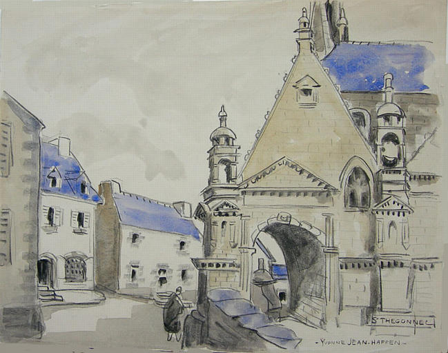 Saint Thégonnec : porte triomphale [titre attribué]_0