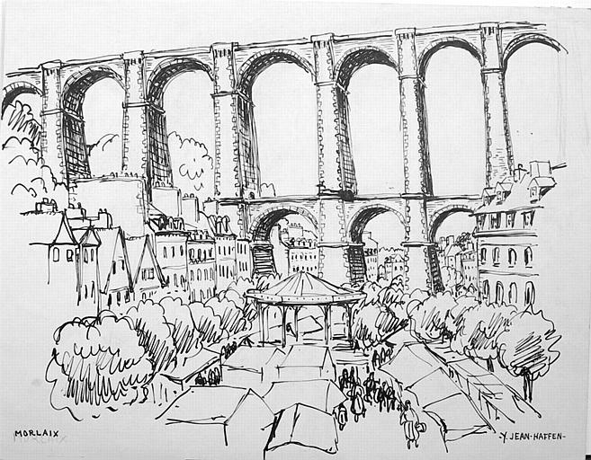 Le viaduc de Morlaix [titre attribué]_0