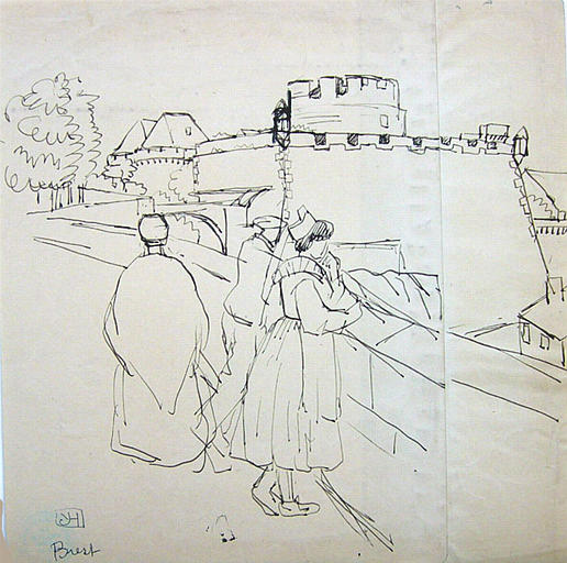 Brest : fortifications (esquisse) [titre attribué]_0
