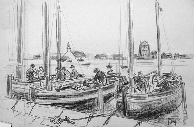 Camaret : la tambouille à bord [titre attribué]_0