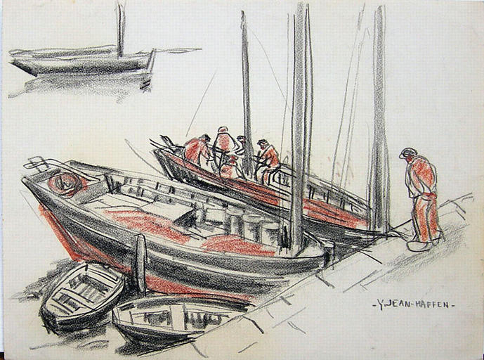 Deux bateaux de pêche [titre attribué]_0