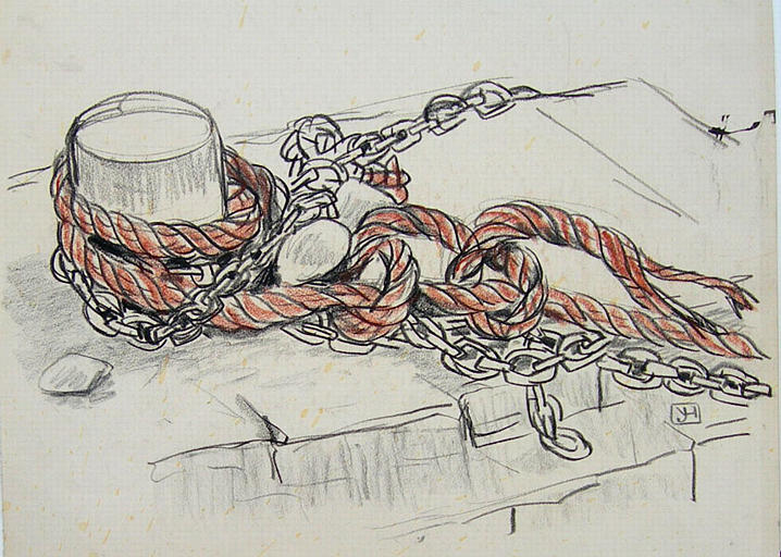 Bornes d'amarrage (étude) [titre attribué]_0